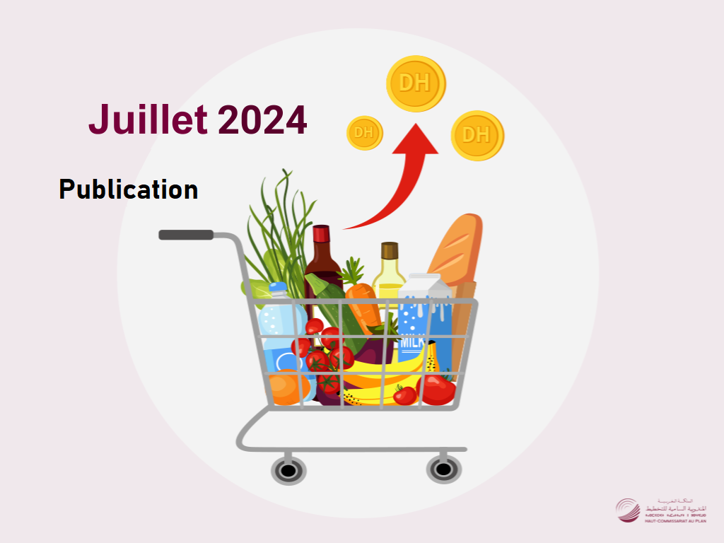 L’Indice des prix à la consommation (IPC). (Base 100 _ 2017 _ 100 أساس). Juillet 2024