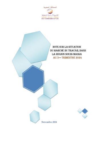 Note sur la situation du marché du travail dans la région Souss Massa au 3ème trimestre 2024<BR>